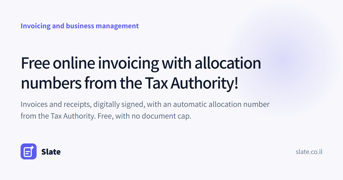 Slate Invoicing